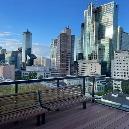 아파트 Sienna 65 - Taras Na Dachu Z Panorama 360 Na Warszawe -roof Terrace With A Beautiful View - Prywatny Balkon - Private Balcony - Better
