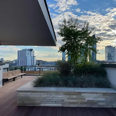 公寓 Sienna 65 - Taras Na Dachu Z Panorama 360 Na Warszawe -roof Terrace With A Beautiful View - Prywatny Balkon - Private Balcony - Better *