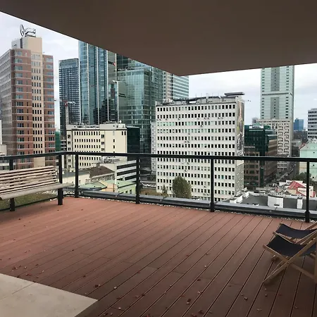 Sienna 65 - Taras Na Dachu Z Panorama 360 Na Warszawe -roof Terrace With A Beautiful View - Prywatny Balkon - Private Balcony - Better 公寓